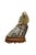 This Justa signed folk art sculpture is a finely detailed depiction of a bird perched on an organic branch, beautifully...