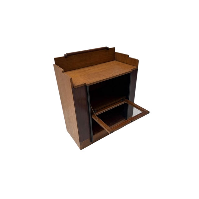 Art Deco Amsterdam School Cabinet from J.J. Zijfers Amsterdam, 1920s For Sale - Image 13 of 16