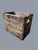 Antique Hubbard's Wire Sewed Wood Folding Box Crate For Sale - Image 13 of 13
