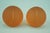 Orange Sandblasted Murano Glass Tennis Balls Paperweights from La Murrina, Italy, 1970s, Set of 2 For Sale - Image 4 of 18