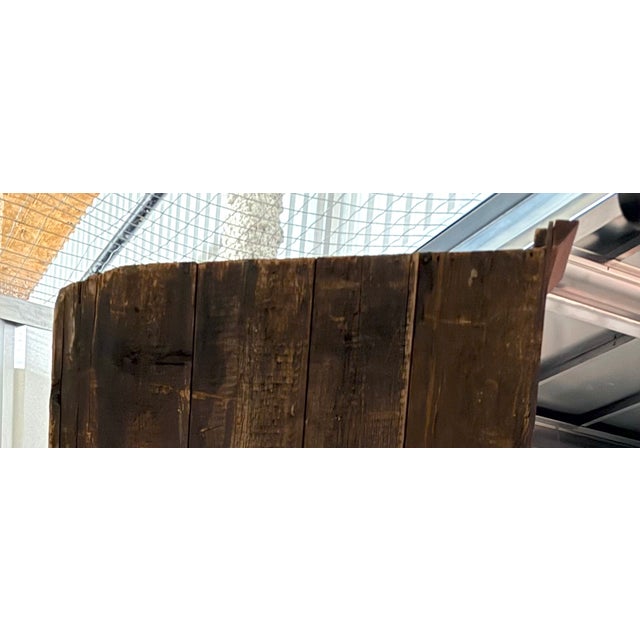 Antique American Primitive Painted Two-Tone Corner Cupboard, Virginia For Sale - Image 10 of 10