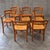 Vico Magistretti Moroccan Chairs in Beech by Vico Magistretti for De Padova, Italy, Set of 8 For Sale - Image 4 of 4