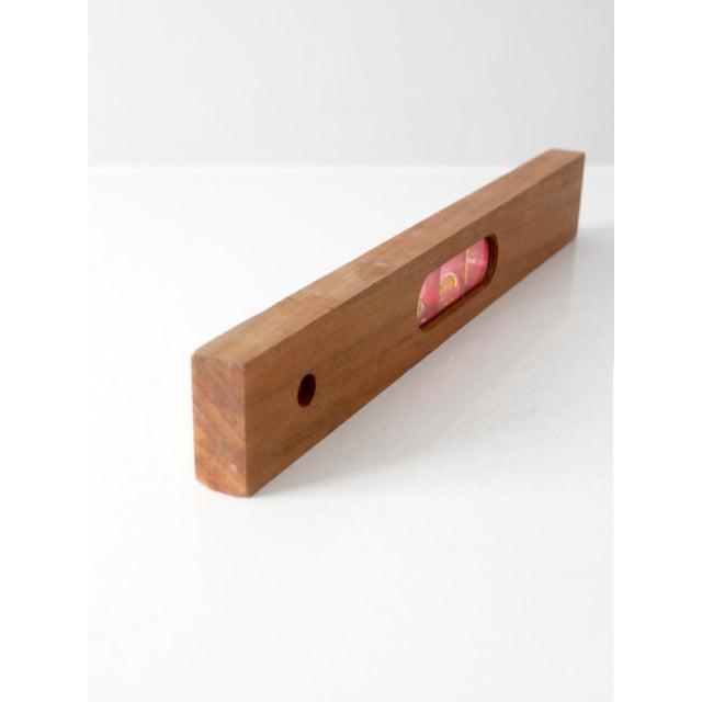 Wood Mid-Century Sears Wood Carpenter's Level For Sale - Image 7 of 12
