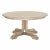 2020s 60-77" Round to Oval Extendable Solid Wood Dining Table by Essentials for Living For Sale - Image 5 of 7