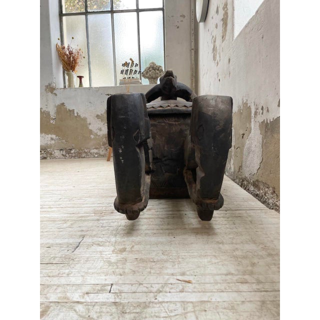 Berber Wooden Chest, 1970s For Sale - Image 11 of 18