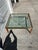 Mid 20th Century Mid 20th Century Hollywood Regency Neoclassical Brass & Faux Tortoise Bamboo Coffee Table With Glass Top For Sale - Image 5 of 12