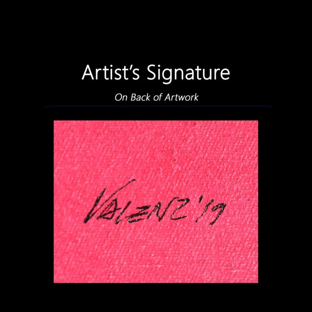 "Happy Landscape 1" Original Artwork by Sergio Valenzuela For Sale - Image 9 of 9