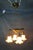 Antique Victorian Brass Ruffled Glass 4 Light Parlor Pendant Light Chandelier For Sale - Image 12 of 13
