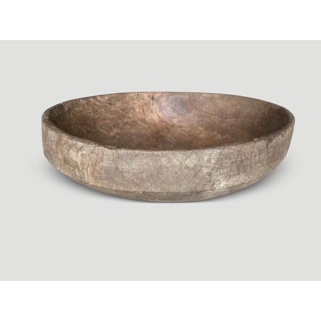 Monumental Sculptural Antique Bowl curated by Andrianna Shamaris For Sale - Image 13 of 18