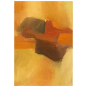 Abstract Earth Tone Acrylic on Canvas by McClatchey