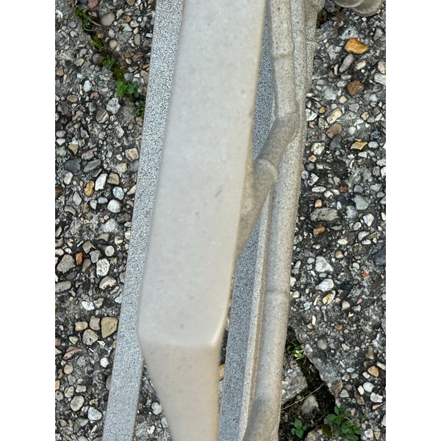 Late 20th Century Brown Jordan “Calcutta” Faux Bamboo Chinoiserie Chippendale Outdoor Settee or Loveseat For Sale - Image 10 of 12