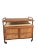 Rolling Cabinet in Leather by Jacques Adnet For Sale