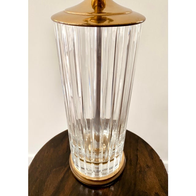 Gorgeous Baccarat Cut Crystal Table Lamp This is nice and heavy and in excellent condition! It works perfectly and has a...