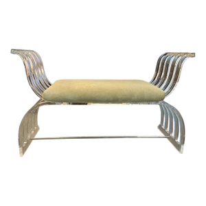Mid-Century Lucite Bench in the Manner of Charles Hollis Jones