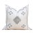 24" Zelliage Stitch Moroccan Silk Pillow For Sale