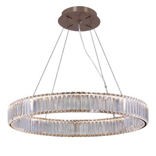 Collection Orione Chandelier in Metal and Crystal by Jago For Sale