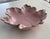 Mid-Century Modern 1950s Large California Co Pottery Pink & Gold Maple Leaf Serving Dish For Sale - Image 3 of 4
