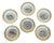 1920s Royal Cauldon for Tiffany & Co. Fish Plates, Set of Five For Sale