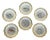 1920s Royal Cauldon for Tiffany & Co. Fish Plates, Set of Six For Sale