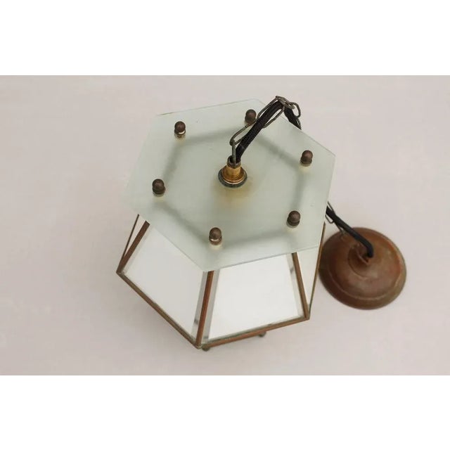 Pendant Lamp in the style of Adolf Loos, "Wiener Moderne", 1900s For Sale - Image 4 of 10