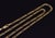 Mid-Century Modern Late 20th Century Italian Solid 18k Yellow Gold 30-Inch Figaro Chain Necklace by Olimpia Catene For Sale - Image 3 of 11