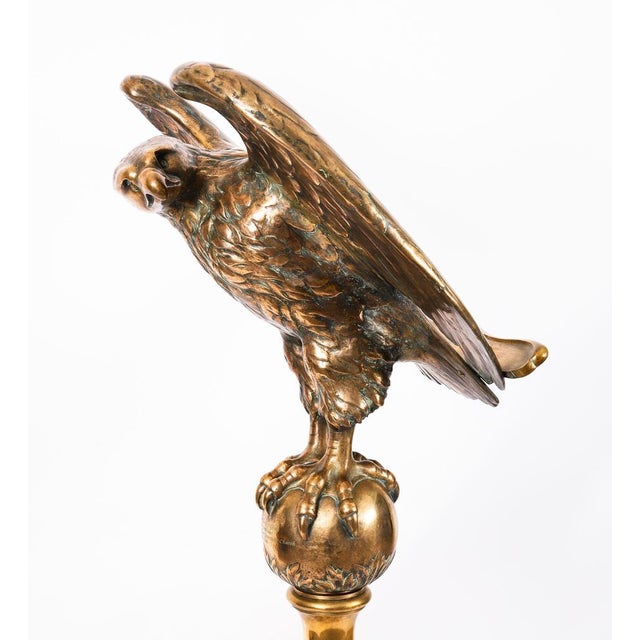 Antique Scottish Ecclesiastical Brass Eagle Lectern, 1890s For Sale - Image 14 of 18
