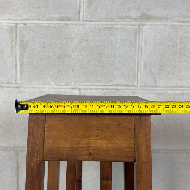 Wood Antique Column in Wood, 1900s For Sale - Image 7 of 10