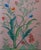 Chinoiserie Tropical Hand-Painted Wallpaper, Blush Pink Background With Floral & Bird Mural For Sale - Image 4 of 4
