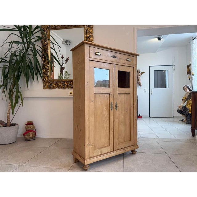 Rustic Vertico Cabinet in Spruce Wood For Sale - Image 3 of 14