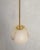 Planette tube 12 pendant by contain. Dimensions: d 10 x h 100 cm (custom lenght). Materials: alabaster, brass. Also...