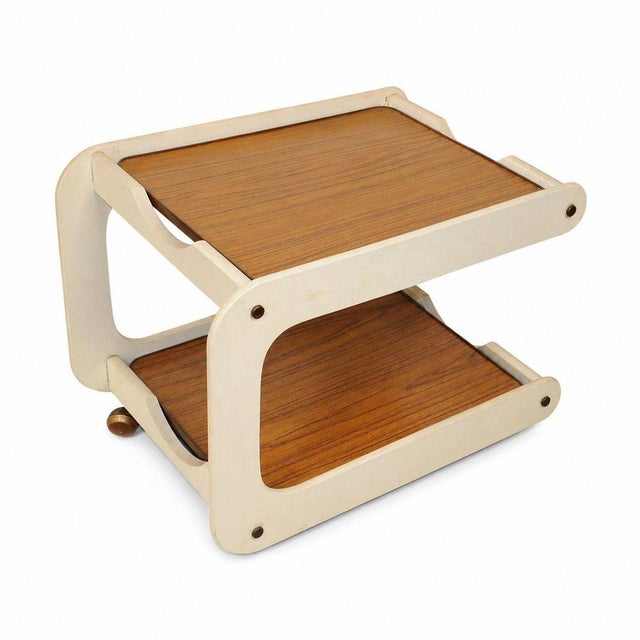 Vintage 2-Tier Serving Cart, 1970s For Sale - Image 11 of 12