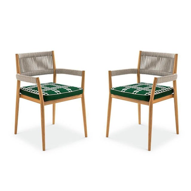 Dine Out Outside Chairs by Rodolfo Dordoni for Cassina, Set of 6 For Sale - Image 3 of 9