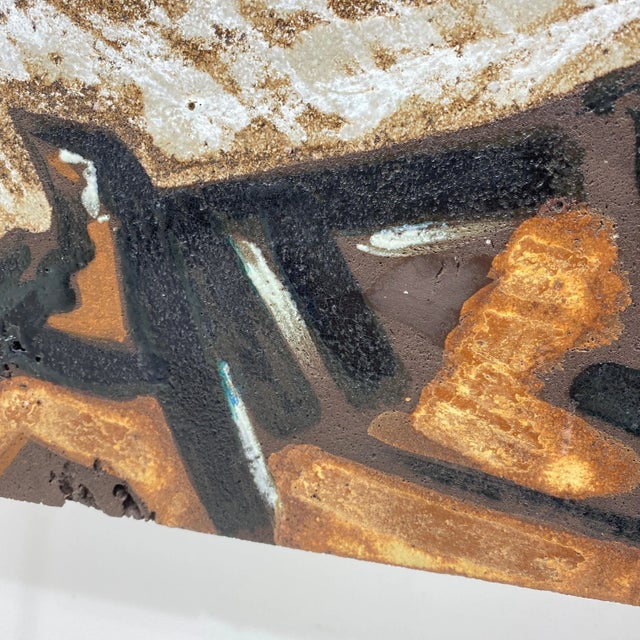 Ceramic Panel on Lava, Vallauris, 1960 For Sale - Image 9 of 11