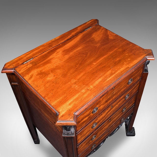 Antique Cocktail Cabinet, English, Egyptian Taste, Great Exhibition, Victorian For Sale - Image 6 of 12