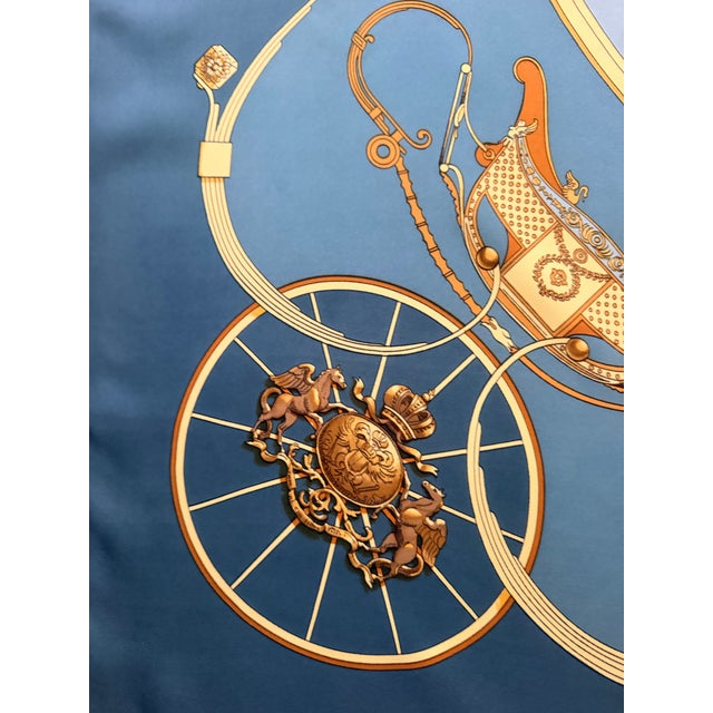 This Hermès Springs silk scarf is inspired by an engraving held at the Château de Malmaison. It was created by Philippe...