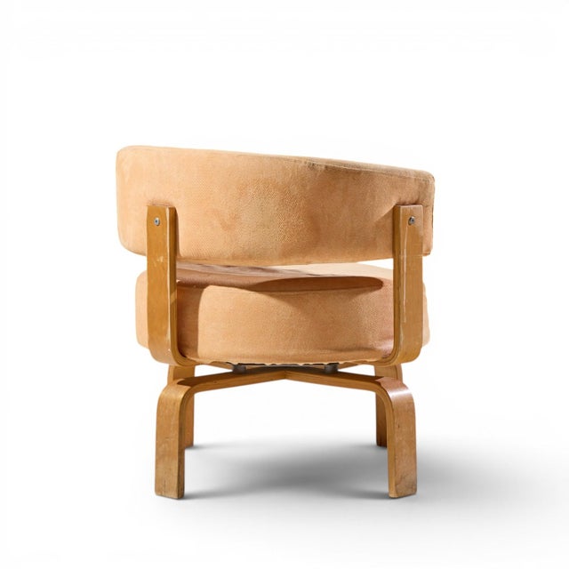 Carina Bengs for Ikea Fridene Mid Century Swedish Bentwood Swivel Lounge Chairs - Pair For Sale - Image 10 of 12