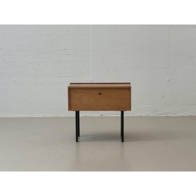 Mid-Century Bedside Table with Drawers, 1950s For Sale - Image 11 of 14