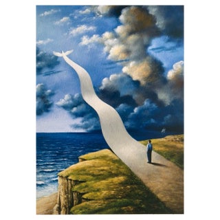 Rafal Olbinski, On a Horizon, 2020, Giclée Print For Sale