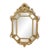 19th C. French Louis XV Giltwood Cushion Mirror For Sale