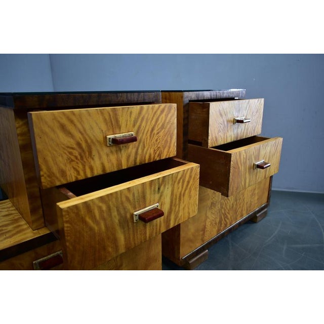 Art Deco Bedside Tables, Czechoslovakia, 1939, Set of 2 For Sale - Image 11 of 18