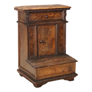 Baroque Walnut Kneeler For Sale