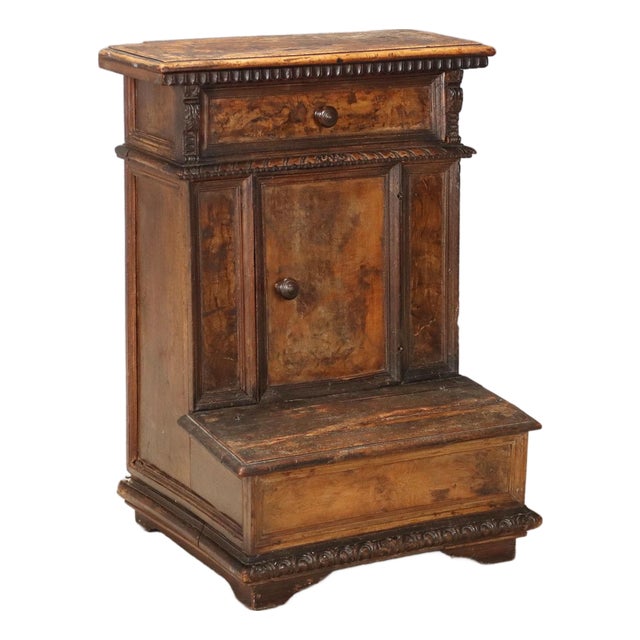Baroque Walnut Kneeler For Sale