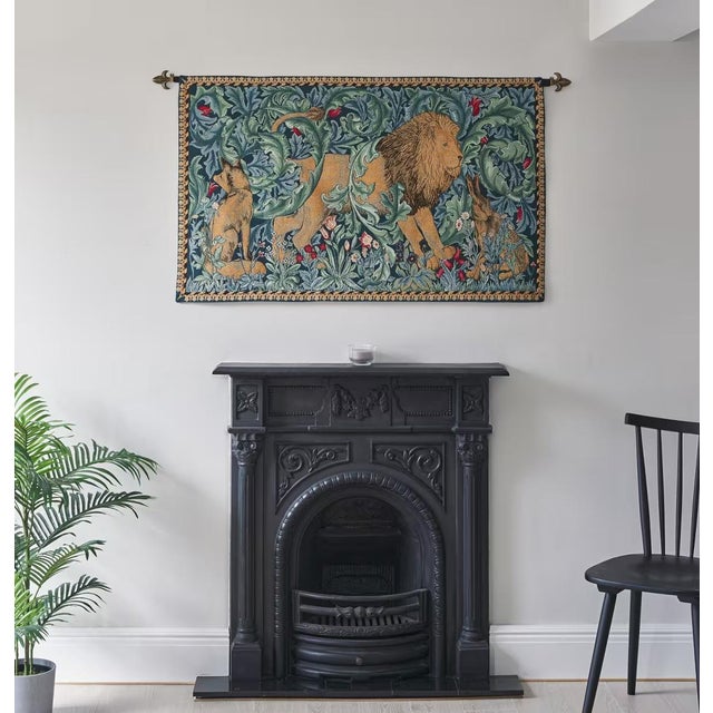 English The Forest Loom Woven Tapestry - 49 X 84 Cm (1'7" X 2'9") - Requires Rod Size 2 For Sale - Image 3 of 3