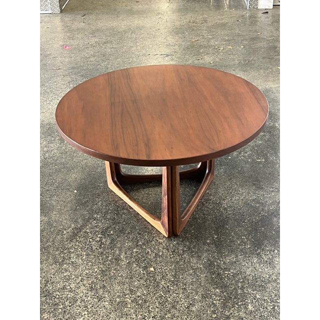 1960's Danish Modern Teak Round Side Table For Sale In Miami - Image 6 of 7