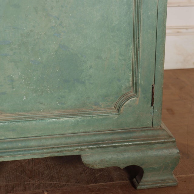 Wood English Painted Housekeeper's Cupboard For Sale - Image 7 of 10