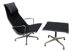 Eames Aluminum Group Lounge Chair and Ottoman by Herman Miller, 2008