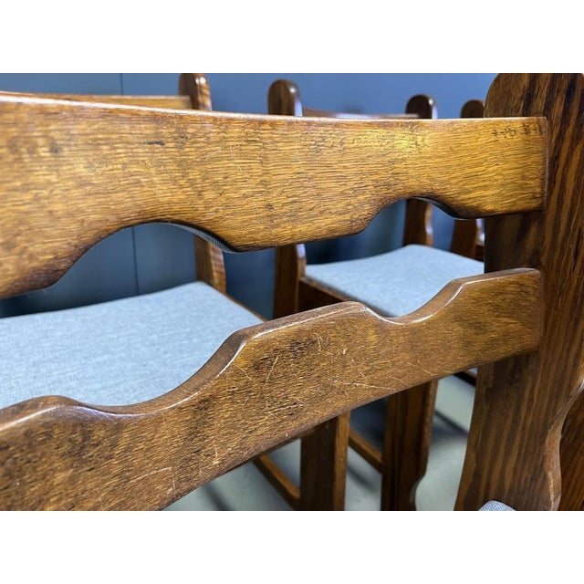 1960s Vintage Brutalist Dining Chairs, 1960s, Set of 6 For Sale - Image 5 of 10