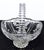 1960s Collectible West German Bride or Princess Basket, such as those produced by Crystal Glas Industries or Anna Hütte,...