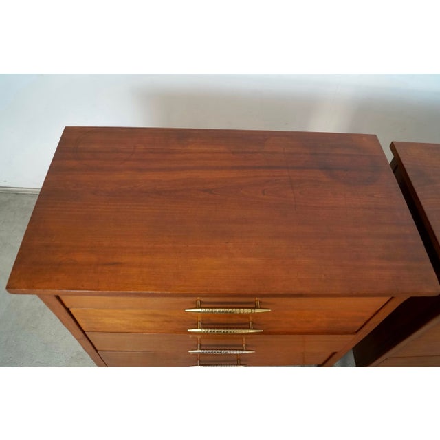 1950’s Mid-Century Modern Dressers by Permacraft - A Pair For Sale - Image 10 of 12