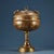 1930s Vintage Chinese Bronze Stemmed Censer, Intricate Gold Inlaid Pattern, Archaic Style Incense Burner For Sale - Image 5 of 10